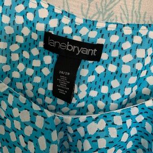 Maxi lane Bryant blue and white dress. Size 26/28